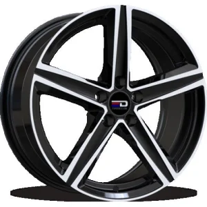 Euro Design – Spa – Black – 17″x7.5″ 40mm – Summer Wheels – S1775D4067GBP